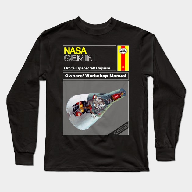 Gemini - Owners' Workshop Manual Long Sleeve T-Shirt by RetroCheshire